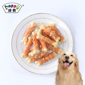 OEM 2025 diskon besar-besaran makanan ringan anjing 100G makanan hewan peliharaan tidak ditambahkan ayam bebek dibungkus tulang kalsium memutar untuk anjing mengunyah menenangkan hewan peliharaan - Product Image 1