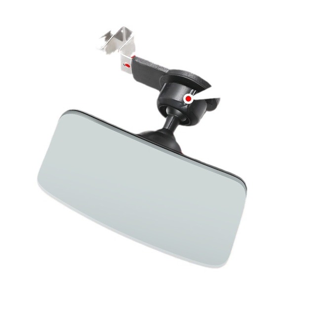 Small Car ABS Auxiliary Rearview Mirror with 360 Degree Wide-Angle Blind Spot Reflection Square Design