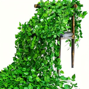 Wan Lisen Artificial Ivy Vines 200cm+ Silk Greenery <b>Wall</b> <b>Decor</b> Wedding Bouquet - Product Image 1