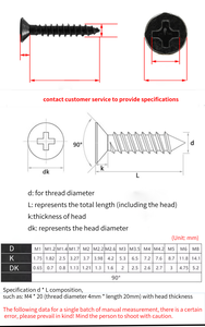 <b>Black</b> Oxide Phillips <b>Self</b> <b>Tapping</b> <b>Screws</b> Factory Mass Production Flat Head Wood <b>Screws</b> with High Strength Fast Shipping - Product Image 5