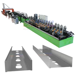 干墙金属螺柱CD UD UW CW制造机轻型龙骨螺柱和轨道c槽钢辊压成型机