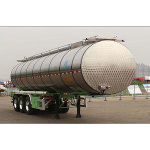 Nouveau véhicule de transport de marchandises dangereuses Semi-remorque en alliage d'aluminium 6x4 Réservoir de carburant Semi-remorque LGBF Capacité de 30 000 L pour l'éthanol - Product Image 2