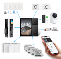 Smart Life Panel Sentuh 3,5 Inci Kontrol Rumah Pintar dengan WiFi & untuk Kontrol Lampu Dinding Jarak Jauh via Aplikasi