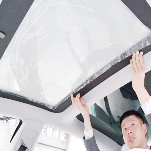 PDLC Film Switchable Self-adhesive Smart Tint PDLC Film Glass for Car Sunroof Projections