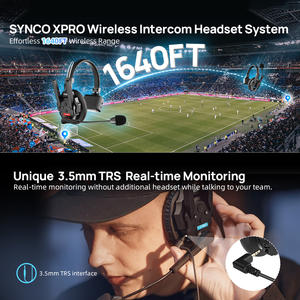 Système de communication interphone sans fil Synco XPro5 de type casque pour conférences collaboratives multi-appareils bidirectionnelles - Product Image 2