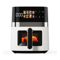Nouvelle friteuse numérique rentable 1350W 4.5L avec écran LCD couleur tactile