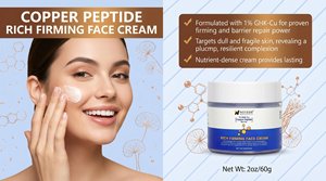 NOYEON 1% GHK-Cu Péptido de Cobre, Crema Facial Reafirmante, Blanqueadora, Antienvejecimiento, Estimulante de Colágeno, Fórmula Rica en Barrera, <span class=keywords><strong>Vegana</strong></span>, para Uso Doméstico - Product Image 2