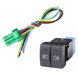 Hoge Kwaliteit Vierkante Dubbele Knop Led Lichtschakelaar Voor <span class=keywords><strong>Toyota</strong></span> - Product Image 1