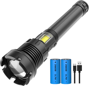 90000 Lumens LED Đèn pin chiến thuật có thể sạc lại xhp90 USB Zoomable 7 chế độ siêu sáng đèn pha Spotlight <span class=keywords><strong>Torch</strong></span> ánh sáng - Product Image 1