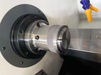 Chinese Horizontale Platte Bed CNC Metaaldraaibank H32 CNC Draaibank Mini CNC Draaibank