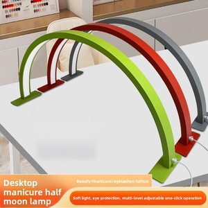 โคมไฟตั้งโต๊ะทำเล็บอันตราครึ่งดวงขนาด750มม. อุปกรณ์ความงามสำหรับร้านเสริมสวยดีไซน์ใหม่จดสิทธิบัตร - Product Image 5