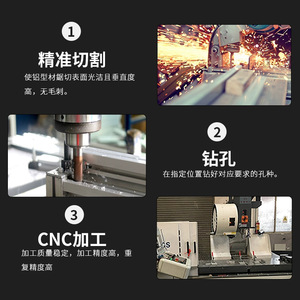 โปรไฟล์อะลูมิเนียมมาตรฐานยุโรป 3060 อัลลอยด์ 6063 ชุบสีเงินขาว สำหรับโครงสร้างอุตสาหกรรม - Product Image 3