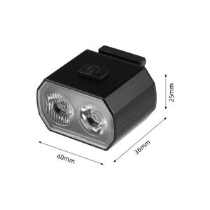 Juego de luces para bicicleta de aleación de aluminio, LED delantero y trasero, resistente al agua, recargable por USB, 4 modos, fácil instalación - Product Image 3