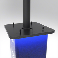 Kios Pengisian Daya Ponsel Cepat Y2Power COE II, Stasiun Pengisian Daya Ponsel, Opsional untuk Desain Branding, Kotak Lampu LED untuk Iklan