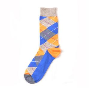 सोक्सटाउन सस्ते थोक कस्टम आरामदायक क्रू रंगीन पोशाक व्यवसाय पुरुषों कपास आर्ययल ड्रेस मोजे - Product Image 6