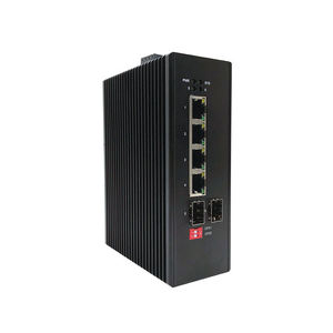 ZC-S2006MG Industrial <b>Ethernet</b> <b>Switch</b> 2*(SFP)+4*(RJ45) Management Zikun Optical Fiber Equipment FTTX Use 1-Year Warranty - Product Image 1