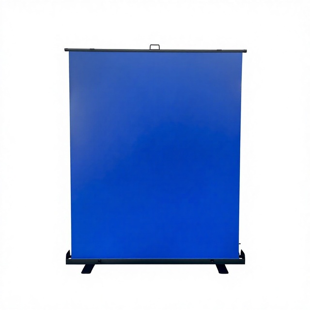 Photography backdrop retractable wrinkle-resistant chromakey green screen collapsible background aluminum with stand for studio