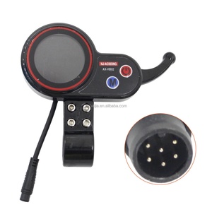 Scooter 6-Pin <b>Instrument</b> Controller AXHB02 <b>Instrument</b> Throttle LCD Display for <b>Electric</b> Scooter Accessories Essentials - Product Image 1