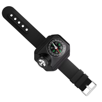 Lampe de poignet XPG pour le camping en plein air avec LED et boussole, en matériau ABS, pour la survie, l'escalade et l'aventure