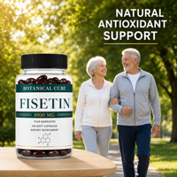 Capsules OEM de Fisetin, Resvératrol, Spermidine, Quercétine, Berbérine – Complément Végétalien Anti-Âge Personnalisé à Marque Privée
