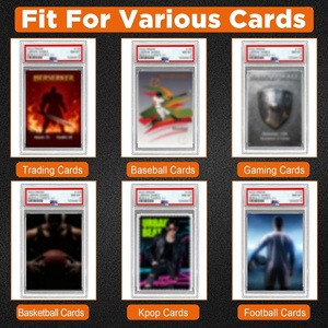 Wholesale High Clear <b>Card</b> <b>Holders</b> Durable Hard Plastic Sleeves for Graded Collectible Sports <b>Cards</b> - Product Image 6