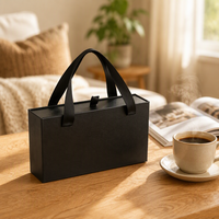 Boîte à lunettes portable de luxe personnalisable noir et blanc pour cadeau, étui d'emballage pour lunettes de soleil – Vente chaude