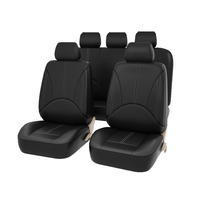 Leather Waterproof Car Seat Covers Easy to Clean Fit for hyundai Elantra Kia BMW BENZ TOYOTA