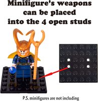Présentoir de figurines en acrylique, boîte de présentation de blocs de construction, figurine d'action, jouets de rangement pour Minifigure