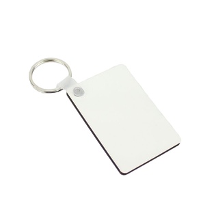 MDF Blank Set with Keychain Rings for DIY Crafts Sublimation Ornament Blanks