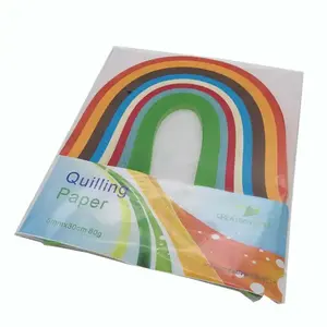 Handmade Easy Popular Colorful Quilling Art Paper