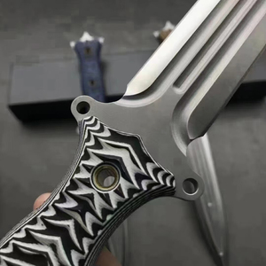 Couteau de poche utilitaire OEM Demon Lord personnalisable en acier inoxydable, manche G10, haute qualité, survie en extérieur, chasse, garantie 1 an - Product Image 4