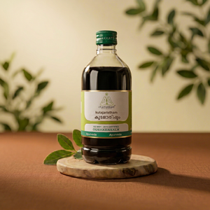Aceite Herbal para el Cuidado de la Salud KUTAJARISHTAM con Certificación ISO de 450 ml para Diarrea y Dismenorrea - Product Image 1