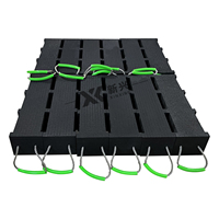 Blocs de protection pour grue portables, résistants aux chocs, en polyéthylène, blocs de protection en plastique pour grue