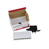 Commutateur réseau Ethernet 8 ports non géré 10/100m pour caméra IP Dc5v