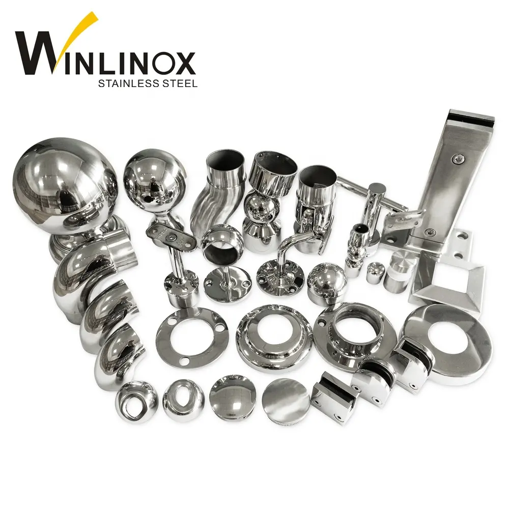 Winlinox 201 304 316 in acciaio inox corrimano ringhiera raccordi