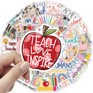 54Pcs <strong>Teachers</strong> Day Blessing Phrases Graffiti Stickers for Book Bottle Decor <strong>Thank</strong> <strong>You</strong> <strong>Teacher</strong> <strong>Gift</strong> Sticker - Product Image 5