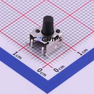 TS-1045-A10B3-D2 Tactile Switch SMD Switch Single Pole Single Throw Round Button 2.5N Horizontal Mount - Product Image 1