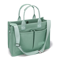 FULIYA sac à provisions en toile pour femme sac à bandoulière en toile de poche réutilisable sac à bandoulière personnalisable pour femme