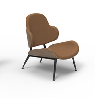Fauteuil d'appoint peu encombrant, empilable et réglable en tissu, pour coin salon, coin café, style moderne, confortable, pour usage commercial, maison ou bureau