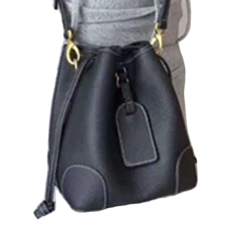 2020 New Arrive Small Bag Women Cowhide Leather Ladies Shoulder Bucket Handbags Fashion Trendy Bags