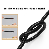 Câble d'alimentation CA certifié VDE pour appareils électroménagers, norme CEE7/16, cuivre/PVC, longueurs 1,2 m/1,5 m/1,8 m, 250 V