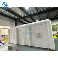 Tente hermétique gonflable et étanche OEM pour le camping en plein air, tente commerciale étanche à l'air, tunnel, grand mât d'air pour les salons professionnels