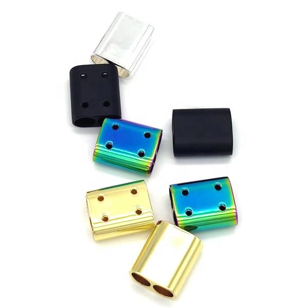 100 Pz Metallo Cavo Cavo Blocco Tappo Corda Estremà Fibbia - Foto 5