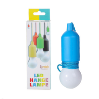 Nouvelle ampoule à tirer suspendue de conception, lumière à tirer de nuit à led, lumière à tirer de décoration à led sur une lumière à tirer de promotion à led