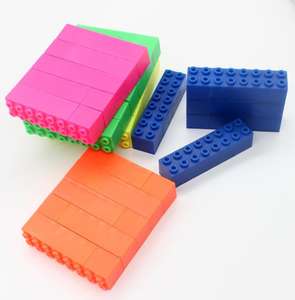 Surligneur empilable original, surligneur en forme de briques de jouet pour enfant - Product Image 2