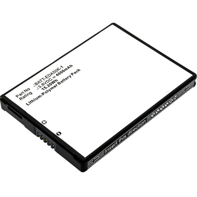 Barcode Scanner Battery for Honeywell  EDA50, EDA50hc, Scanpal EDA40,  EDA50K, EDA51, BATT-EDA40-1, BATT-EDA50K-1