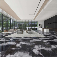 Carreau de dalle émaillée polie en porcelaine de 600*1200mm Carreaux de sol de garage décoratifs pour la maison Carreaux de sol en porcelaine pour le salon