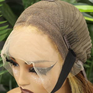 FH #P4/27 Front Highlight Straight Human Hair Bob <b>Wigs</b> 13x4 Transparent Lace Frontal Vietnamese Hair <b>Short</b> <b>Wig</b> - Product Image 4