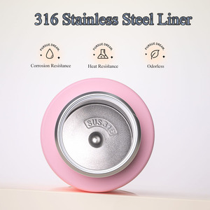 Botella de agua de acero inoxidable de 480ML, termo de alta calidad con cinturón, taza pequeña portátil, Boca de boquilla directa - Product Image 5