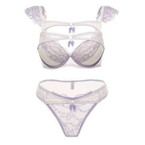 Pure Desire <span class=keywords><strong>Sexy</strong></span> dos soutien-gorge costume grandes tailles Anti-affaissement taille basse solide Bikini bretelles réglables Logo conçu respirant ODM - Product Image 1